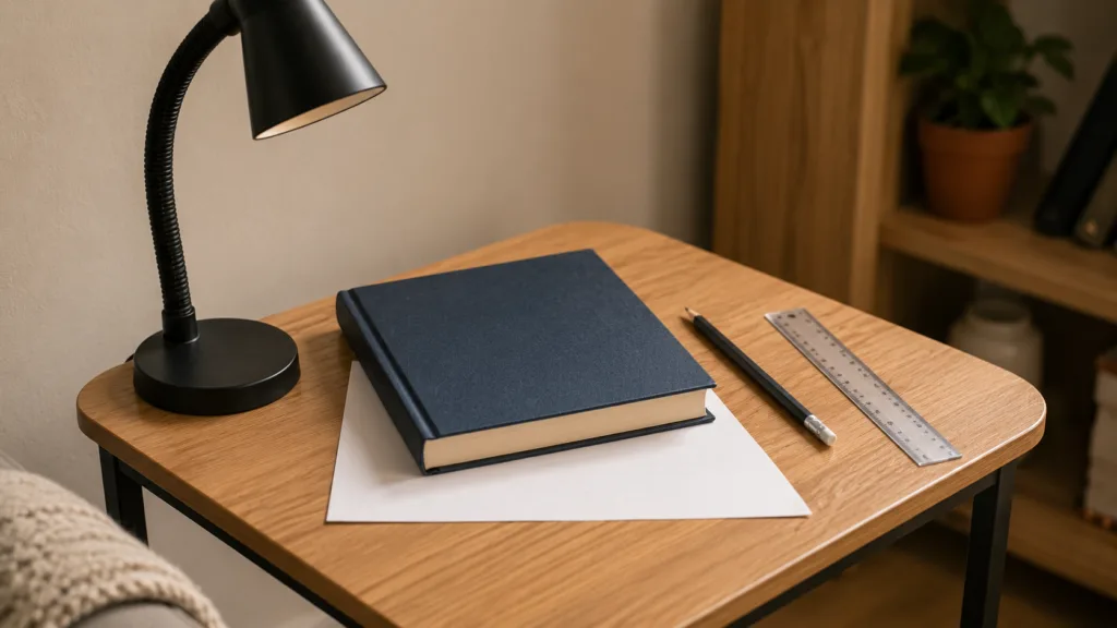 Sesión de estudio o trabajo en casa: guía simple