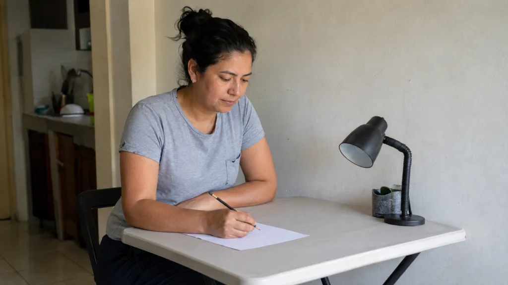 sesión de estudio o trabajo